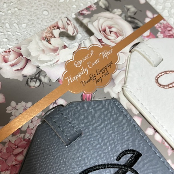 Happily Ever After Mr & Mrs Luggage tags NEW! - Picture 2 of 3